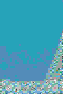 Turquoise Cotton Flared Kurta Palazzo Suit Set image number 3