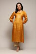 Green & Maroon Cotton Straight Printed Kurta image number 5