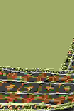 Olive Green Cotton Straight Kurta Sharara Suit Set image number 3