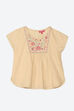 Ecru Cotton Straight Top image number 0