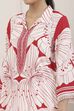 Red Viscose Rayon Straight Kurta image number 1