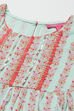 Aqua and Coral Cotton Sharara Set image number 1