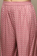 White Cotton Unstitched Suit Set image number 3