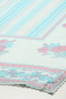 Light Green Muslin Lace Unstitched Suit Set image number 5
