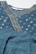 Brown Rayon Flared Printed Kurta image number 1