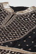 Black Cotton Silk Anarkali Yarndyed Suit Set image number 1