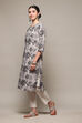 Brick Cotton Straight Kurta Pants Set image number 3