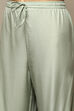 Green Cotton Blend Straight Yarndyed Kurta Suit Set image number 2