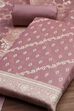 Light Green Cotton Printed Embroidered Unstitched Suit Set image number 1