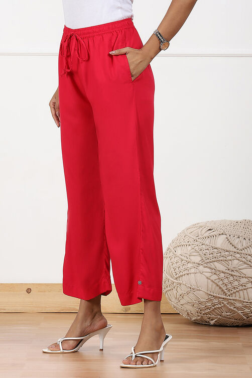 Black Rayon Palazzo image number 2