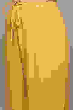 Ochre Cotton Blend A-Line Kurta Palazzo Suit Set image number 2