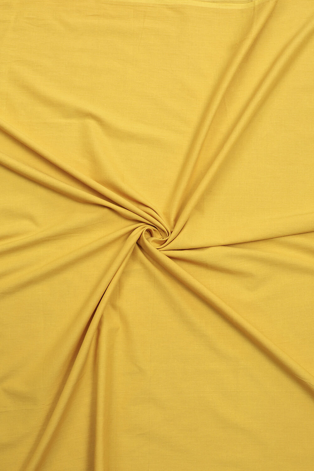 Yellow Chanderi Printed Unstitched Suit Set image number 2