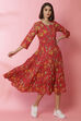 Pink Cotton Fusion Dress