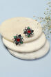 Multicolor Brass Earrings image number 0