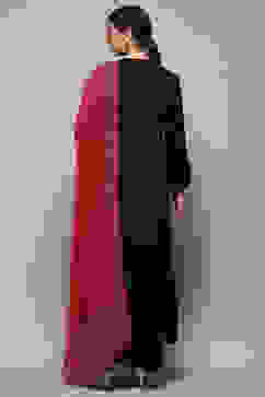 Red Polyester Printed Dupatta image number 2