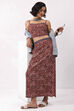 Blue Cotton Printed Top image number 6