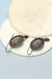 Oxidised Pink Brass Earrings image number 2