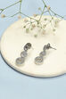 White Brass Earrings