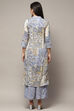 Fuschia Pink Viscose Straight Kurta Set image number 6
