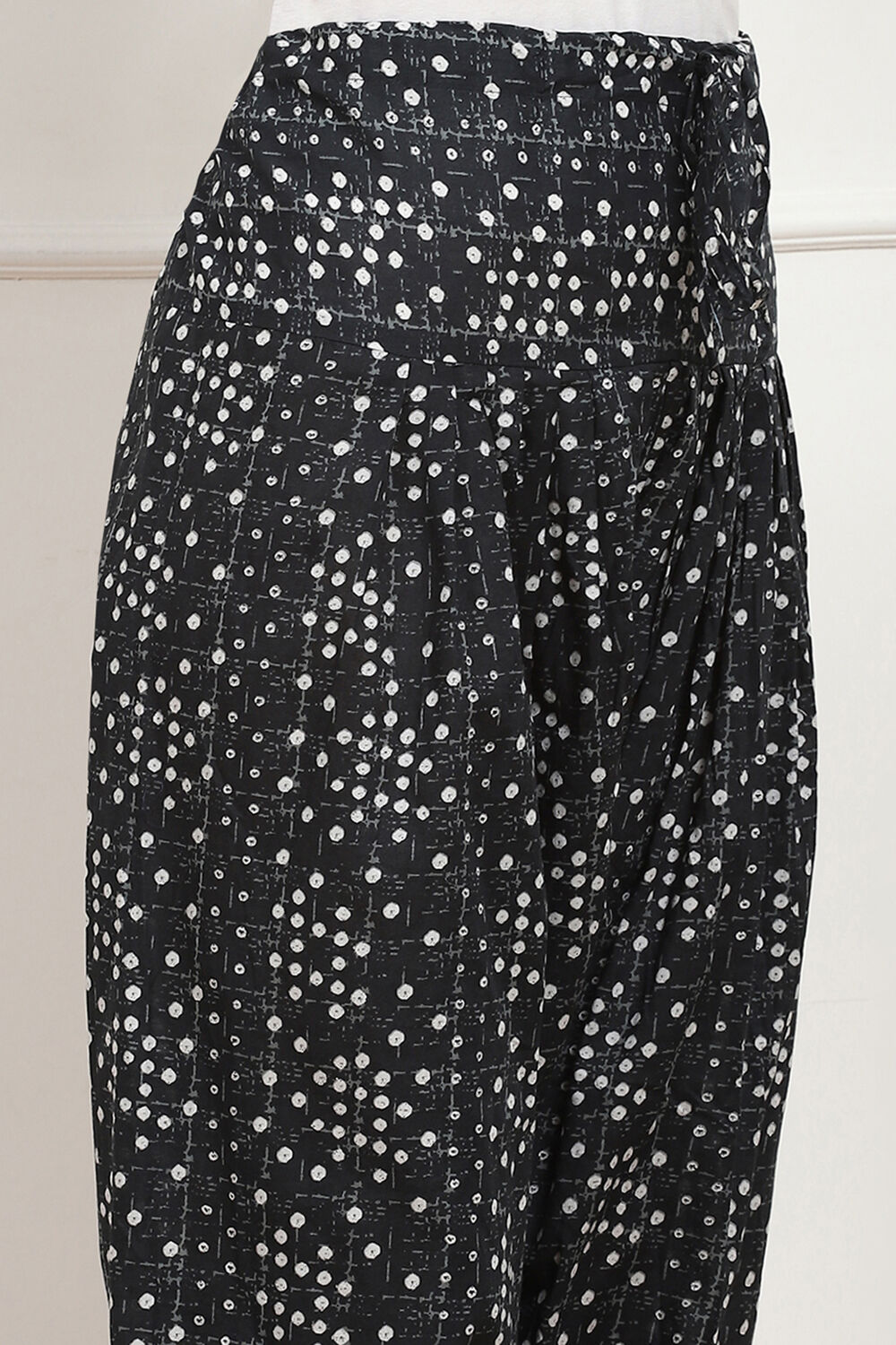 Black Cotton Printed Salwar image number 1