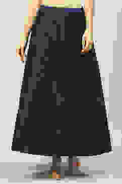 Navy Art Silk Skirt image number 0