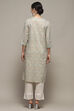 Blue Rayon Straight Kurta image number 3