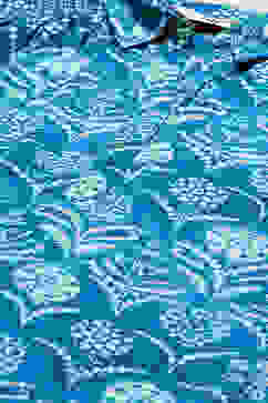 Blue LIVA Printed Kurti image number 1