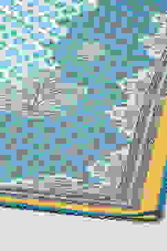 Turquoise Cotton Straight Printed Kurta Ankle Length Suit Set image number 3