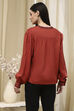 Black Solid Straight Top image number 3