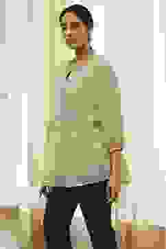 Beige Straight Kurta image number 2