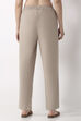 Off White Cotton Narrow Pants image number 5