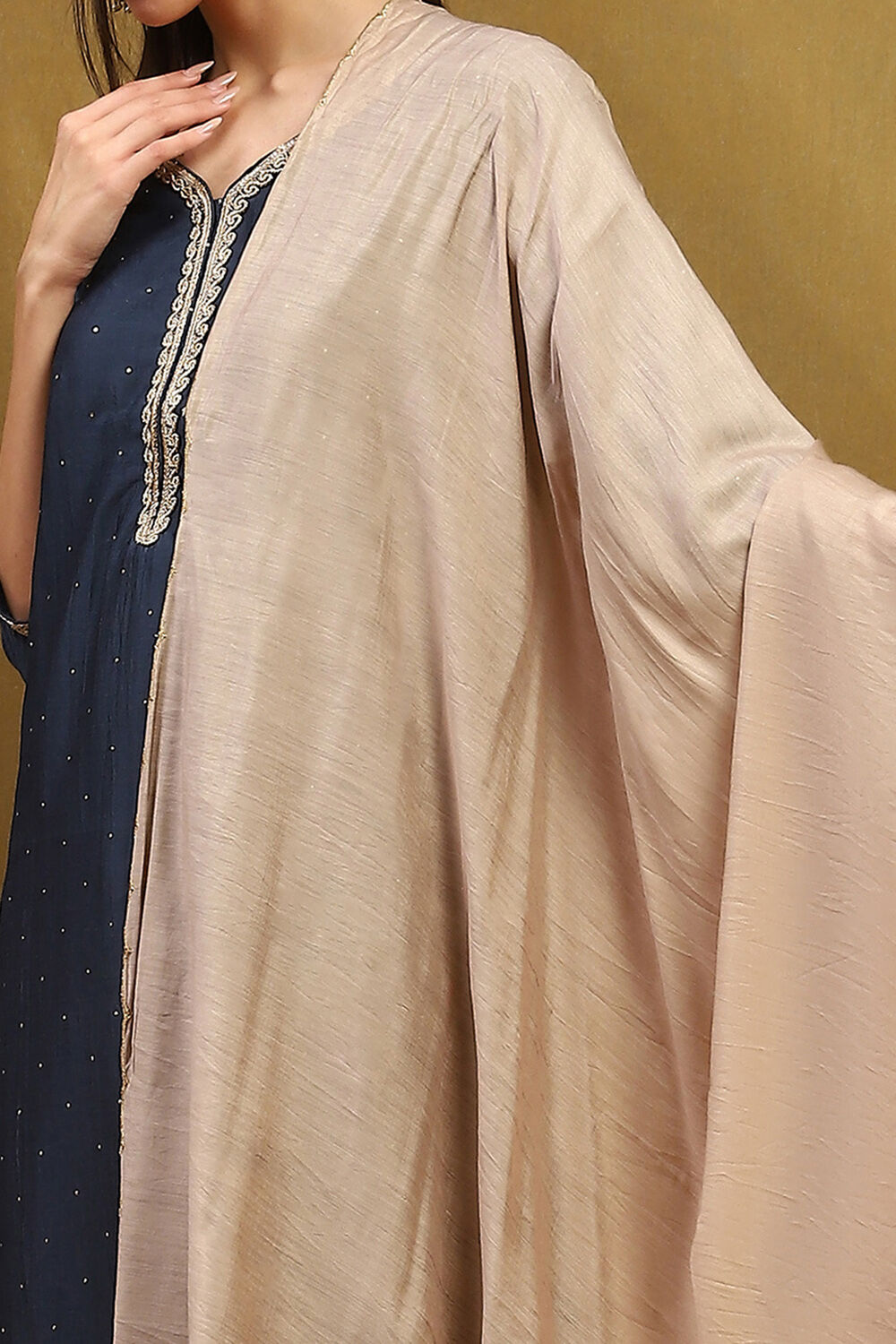 Metallic Polyester Dupatta image number 1