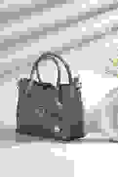 Mocha PU Handbag image number 0