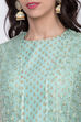 Sea Green Chanderi Fusion Wear Set image number 1