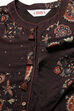 Brown Cotton Fusion Wear Dress image number 5