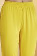 Yellow Cotton Floral Printed Anarkali Kurta Set image number 2