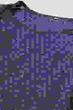 Blue Cotton Fusion Dress with Printed Jacket image number 7