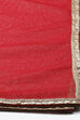Red Art Silk A-Line Kurta Slim Pant Suit Set image number 2