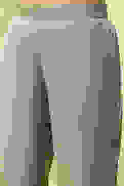 White Blue Cotton Blend Machine Embroidered Unstitched Suit Set image number 3