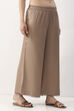 Blush Pink Viscose Rayon Flared Palazzo image number 3