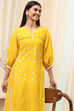 Pink Modal Blend A-Line Printed Kurta image number 6