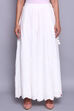 White Cotton Flared Palazzo Pants image number 2