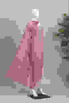 Pink Cotton Printed Embroidered Unstitched Suit Set image number 4