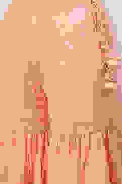 Light Pink Art Silk Straight Kurta Garara Suit Set image number 2