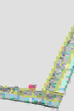 White Tiered Lehenga With Printed Blouse & Net Dupatta image number 3