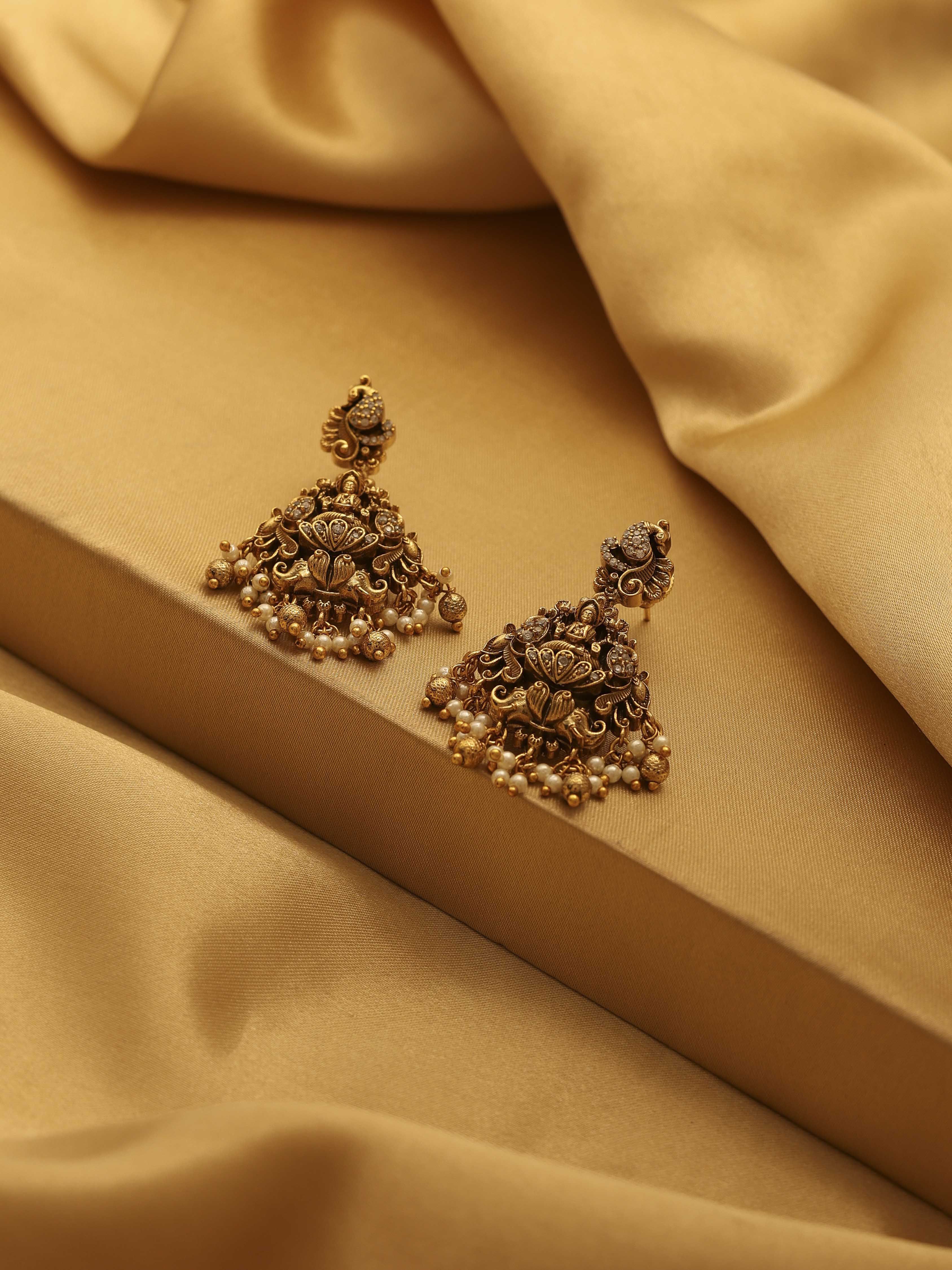 biba Gold Brass Drop & DanglersGold Brass Drop & Danglers-picture-475