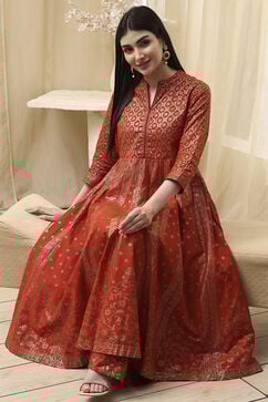 Terracotta Cotton  Dress image number 0