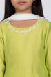 Green Poly Modal Garara Kurta Garara Suit Set image number 1