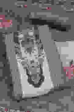 Grey Muslin Unstitched Suit Set image number 1