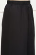 Navy Blue Viscose Solid Straight Palazzos image number 1